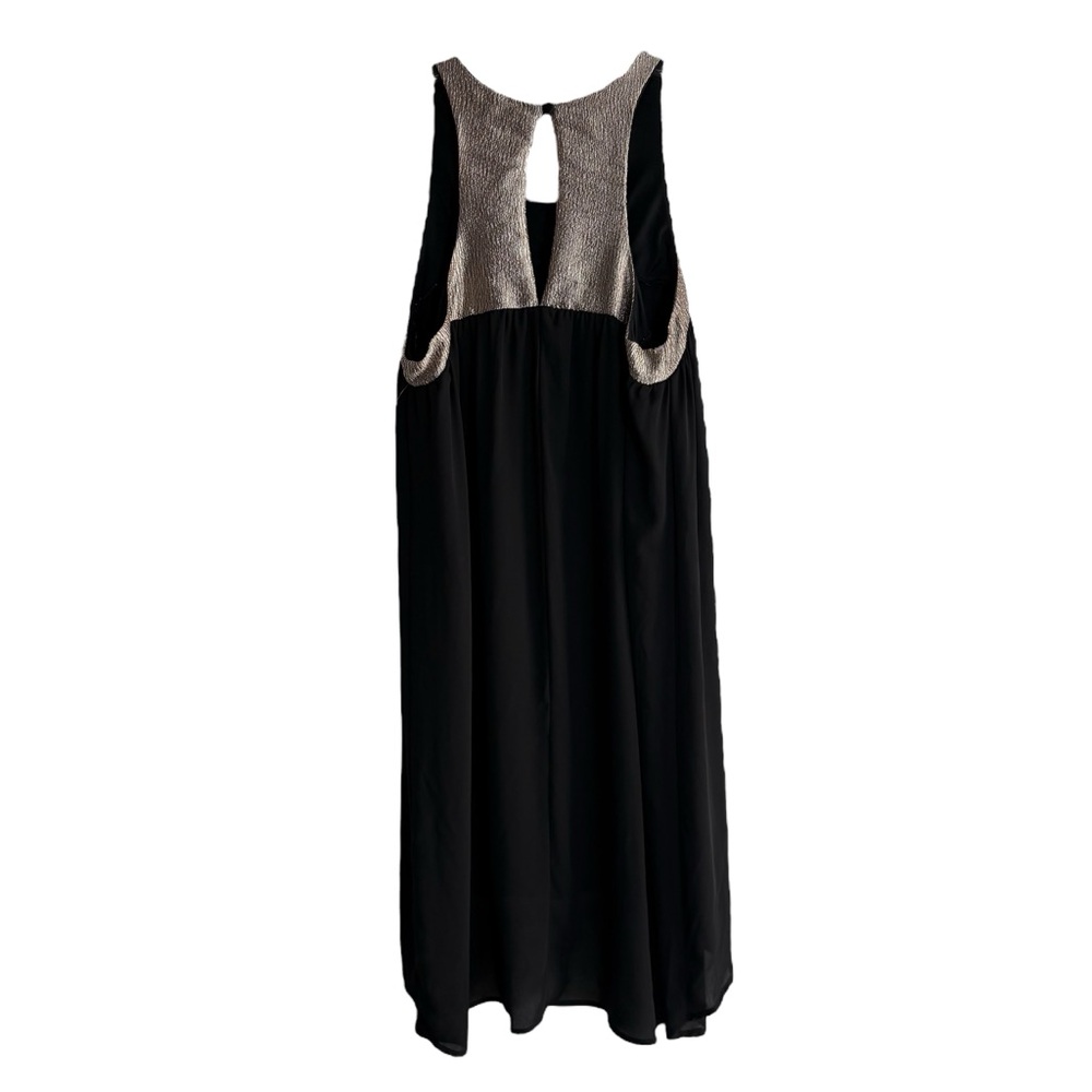 FRANCESCA’s NEEDLE & THREAD Formal Black/Gold Dress Size Medium — NWT - Picture 3 of 7